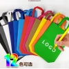 Factory wholesale non-woven fabric handbags in stock with LOGO printing, eco-friendly shopping, educational and promotional packaging bags details Picture